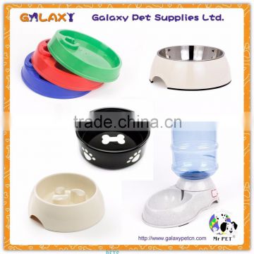 wholesale milk plastic bottle; pet drinking fountains; lovely colorful melamine pet bowl