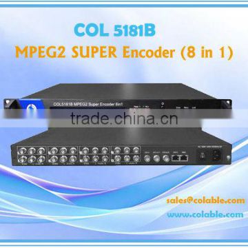 8 in 1 encoder, 8 channel video mpeg2 encoder COL5181B