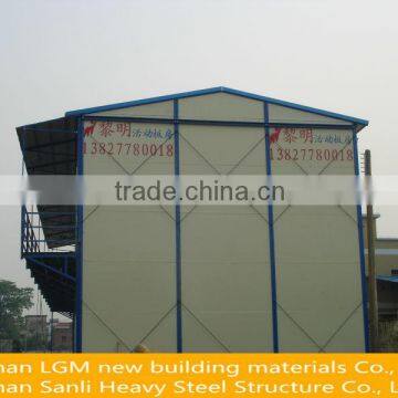 Easy install prefabricated earthquake proof house