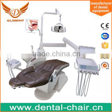 Gladent New model dental chair with rotatable ceramic spittoon