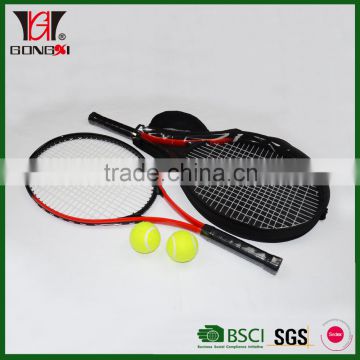 27" tennis racket wholesale price with custom printed tennis balls