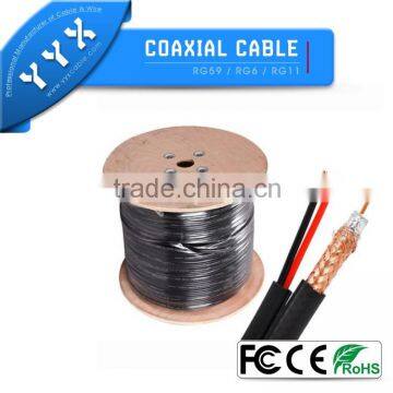 yueyangxing RGseries RG59 conductor CU CCS coaxial cable PE
