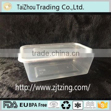750ml disposable plastic takeaway container / 500ml - 1000ml takeaway food container