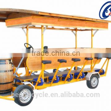 Electric Adult bicycles beer bike with 15 seat for Passenger beer bike