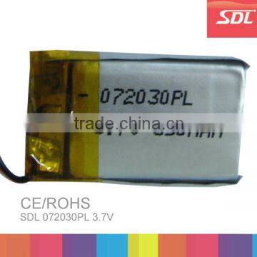 SDL 3.7V 1100mah 62C 053759PL lithium polymer battery Factory