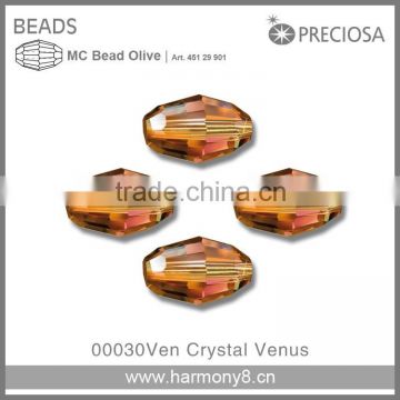 Original Preicosa Olive MC Crystal Beads, Art.451 29 901
