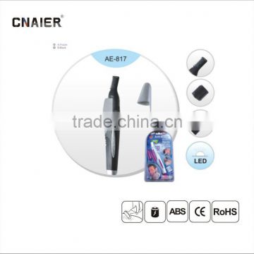 Electric man hair trimmer with LED lamp
