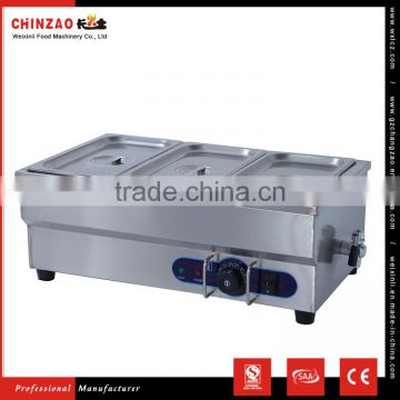 3 Pans Cateing Equipment Counter Top Electric Bain Marie Food Warmer