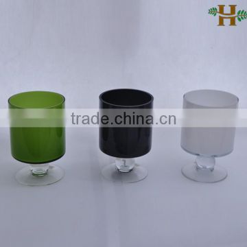 Footed stained glass vases wholesale