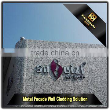 Architectural Laser Cutting Panels Outdoor Aluminum Curtain Wall for Building