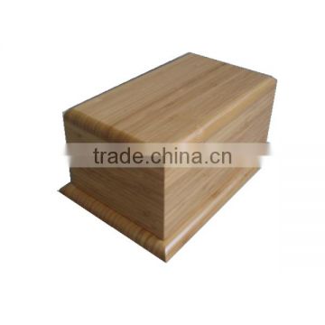 3 inch natural bamboo funeral urn for ashes made in China