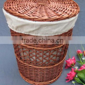 handmade willow baskets for laundry