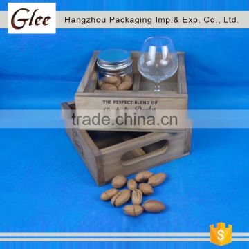 China Manufacturer shandong small nut snacks wood tray