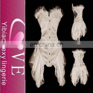 Wholesale White New Corset With Skirt