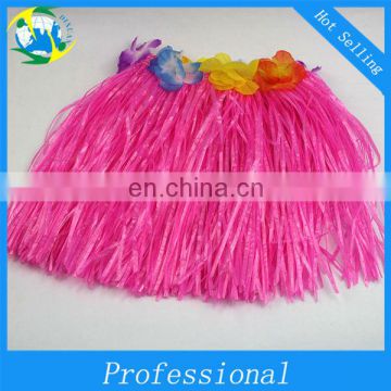 Colorful Plastic Hula Skirt/Paper Grass Skirt(DX-JQ-073)