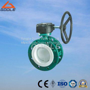 Flanged Flouorine Plastic Lined Butterfly Valve (GAD341F/GAD341FS)
