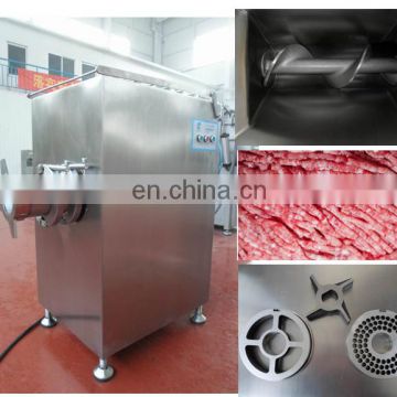 Frozen meat mincer machine with spare parts