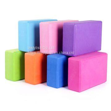 Yoga Blocks Pilates Bricks High Density EVA Foam Exercise for Easy Fitness 3x6x9 inches