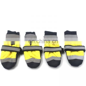 Pet dog casual shoes indoor and outdoor non-slip soft bottom reflective dog shoes and socks