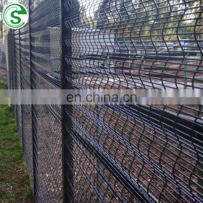 South Africa anti climb galvanized steel wire prison clearvu mesh 358 security fence