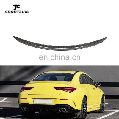 2020 CLA45 Ducktail Spoiler Carbon Fiber for Mercedes Benz CLA250 CLA35 CLA45 AMG Sedan 4-Door