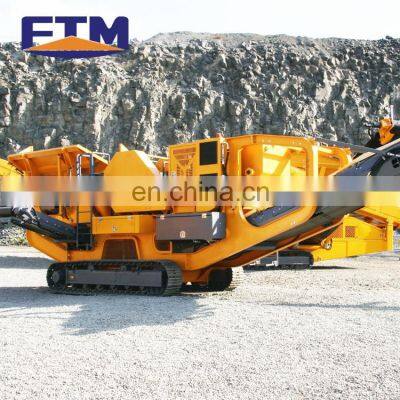 High Efficiency Portable Crushing Plant/Crawler Type Mobile Crusher Station Manufacturer