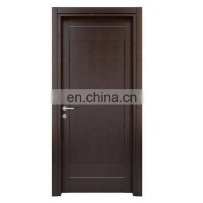 Commercial wooden french painting black residential solid core home apartment entrance main gate interior door design