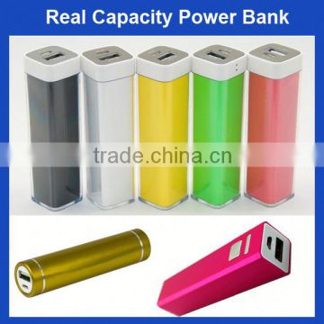 New design metal material round powerbank 2600mah with great price