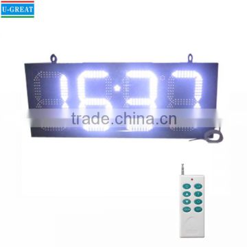 Low Price 12 inch Outdoor RF Control Blue Large LED Sport Timer