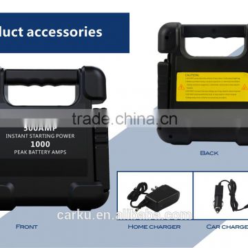 Heavy duty trucks booster for car emergency start and instant roadside assistance