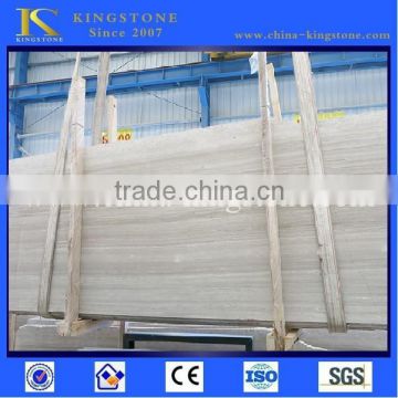 Chinese popular wooden white marble tiles for building different types