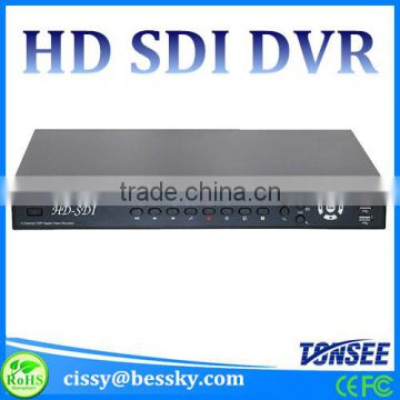 China alibaba trusted supplier cheap hd cctv dvr 4CH 1080P 720P HD SDI DVR CCTV recorder 2 HDD support