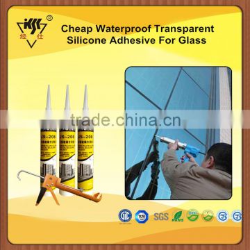 Cheap Waterproof Transparent Silicone Adhesive For Glass