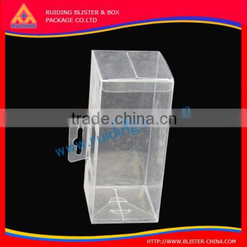 Ruiding China factory hot sell PVC clear plastic box for packaging perfume