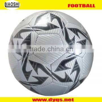 Luminous Size 5 Machine-sewing Metallic leather soft wholesale sport soccer football