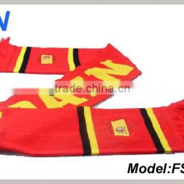 Spanish football team scarf, football player scarf