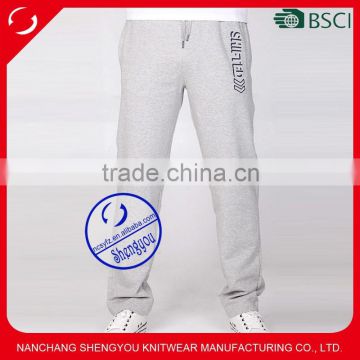 Custom 100% Cotton Wholesale Casual Long Men jogger pants