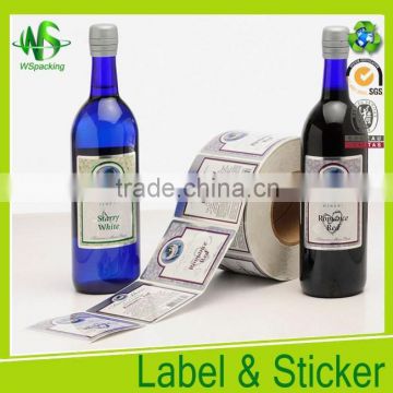 Wine bottle label sticker ecommerce free wine label paper