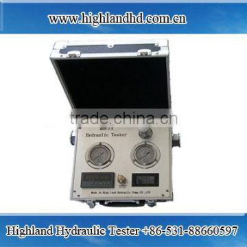 Hydraulic pump pressure testing gauge equipment