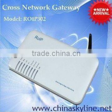 best Cross-Network Gateway,RoIP-302M(Radio over IP)ROIP/voz ip
