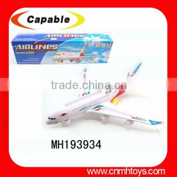 BO plane with light and music bump and go toys airplane toy