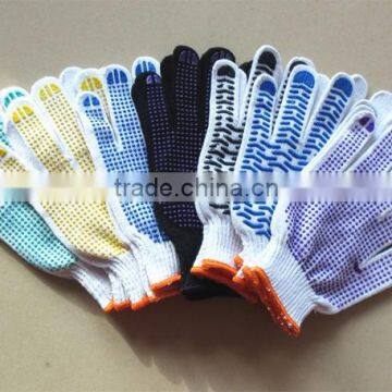 cheap working pvc dotted gloves