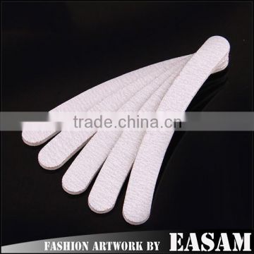 Hot design single white color nail file,cheap nail file for nail art