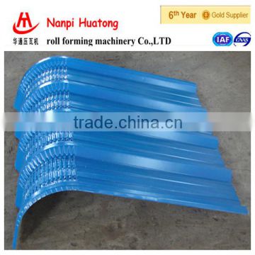 Automatic curved color steel roof tile machine in botou, hebei