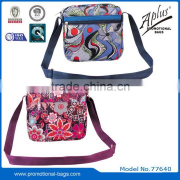 soft material full lining hiking cute sling satchel bag bags for girls