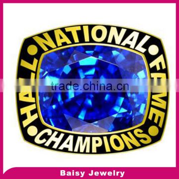 Cheap price factory direct custom gold plated 316l stainless steel yankees championship ring
