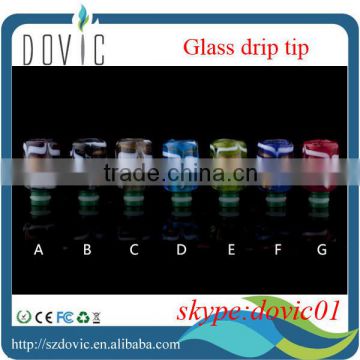 colorful glasss drip tips with 510 style