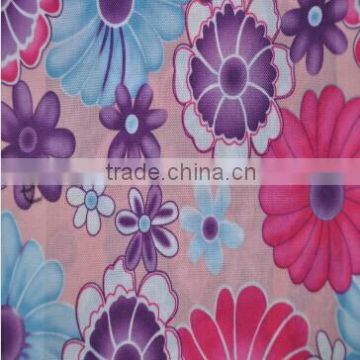 various design pvc coated polyester DTY printed fabric wholesale from china manufacturer