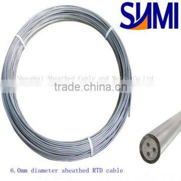 8.0mm diameter sheathed RTD cable