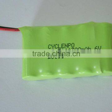 factory price 6v ni mh battery 2/3aaa 300mah ni mh battery for electric tools